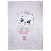 TEPPICH EMMA Grau 120/170 cm - Grau, Kunststoff (120/170cm) - Tapiso