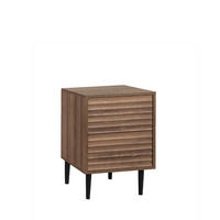 NACHTTISCH 2 SCHUBLADEN Evoke Walnuss 40 cm x 58 cm - Walnussfarben, Holzwerkstoff (40/58/40cm) - Klast Home