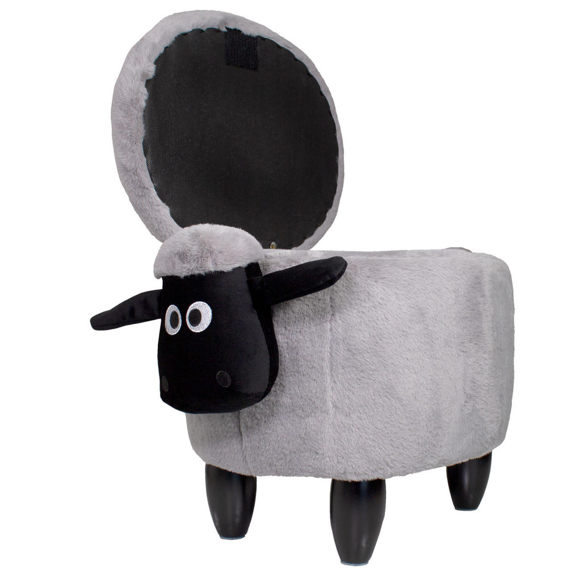 TIERHOCKER Schaf - Grau, Textil (32/37/55cm) - SVITA