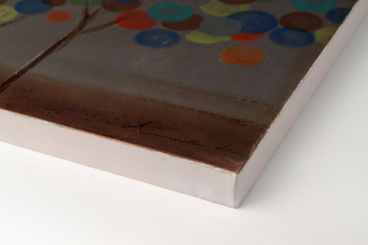 ÖLGEMÄLDE 150/50 cm - Multicolor/Weiß, Holz/Textil (2/50cm) - KUNSTLOFT
