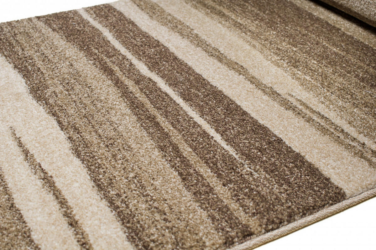 LÄUFER SARI Taupe 70/100 cm - Taupe, Textil (70/100cm) - Tapiso