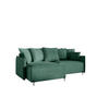 ECKSOFA Betto - Grün, Holzwerkstoff/Textil (221/148cm) - Fun Möbel