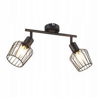 STRAHLER Dynamisch 2-flammig 32/8/10 cm - Schwarz, Metall (32/8/10cm) - ZMH