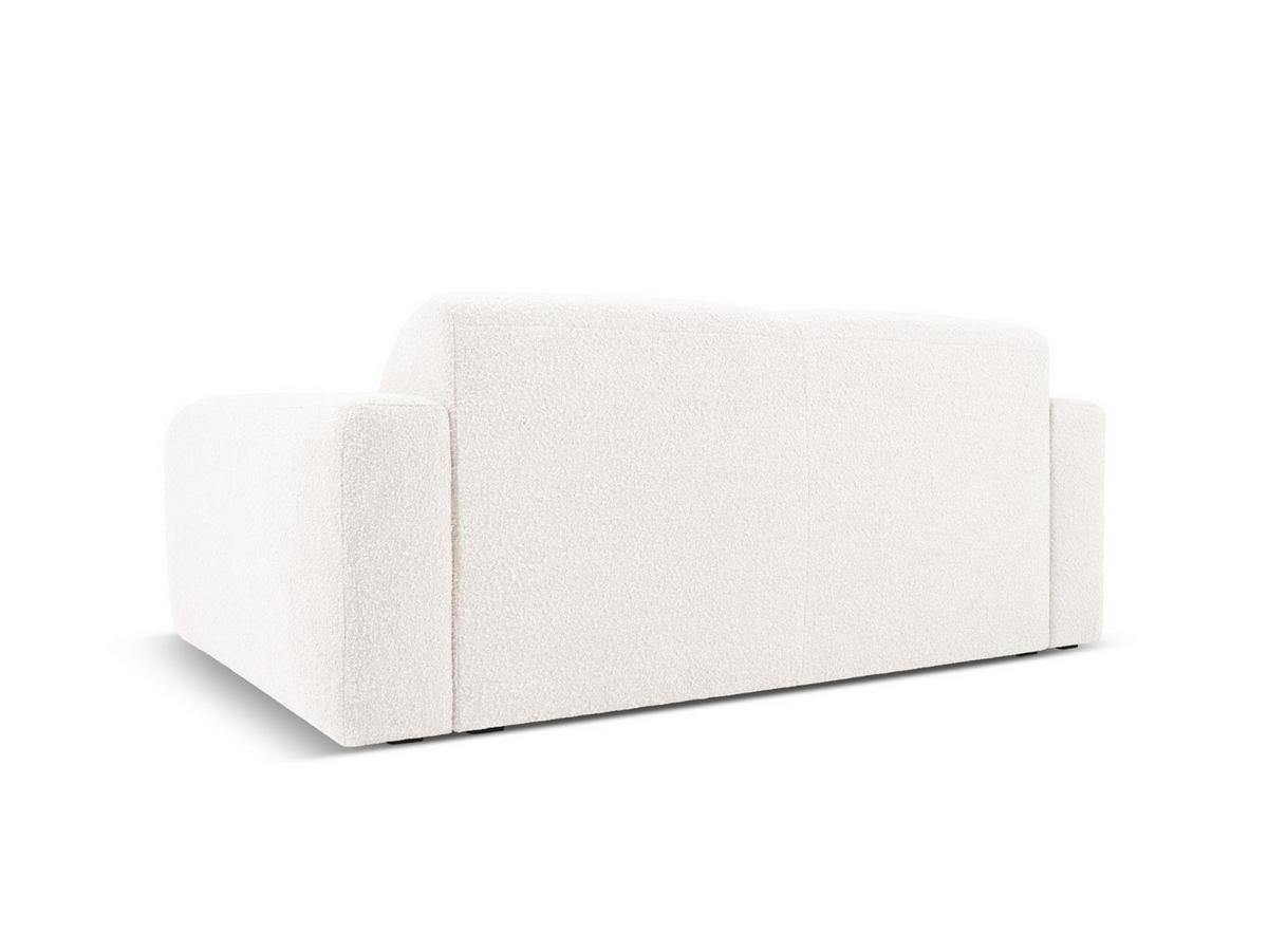 SOFA Molino aus Boucle weiß 2 Sitzplätze - Weiß, Textil (95/72/170cm) - Micadoni