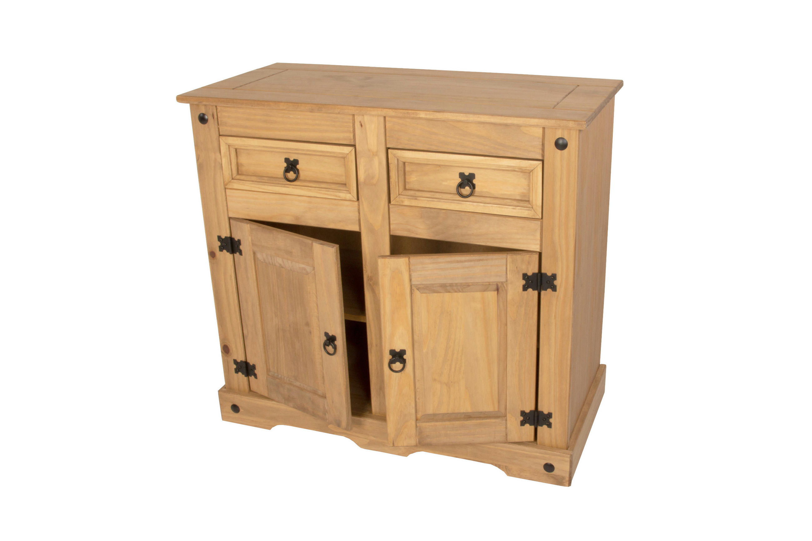SIDEBOARD MEXICO - Beige/Naturfarben, Holz (92/84/44cm) - SAM