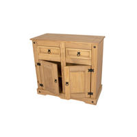 SIDEBOARD MEXICO - Beige/Naturfarben, Holz (92/84/44cm) - SAM