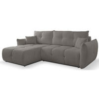 ECKSOFA Grau BOSE Mit Schlaffunktion Links - Grau, Textil (257/177cm) - Sepro Meble