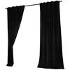 VORHANG 2ER SET MILANO HxB 280x135 cm Schwarz - Schwarz, Textil (135/280cm) - Gardinenbox
