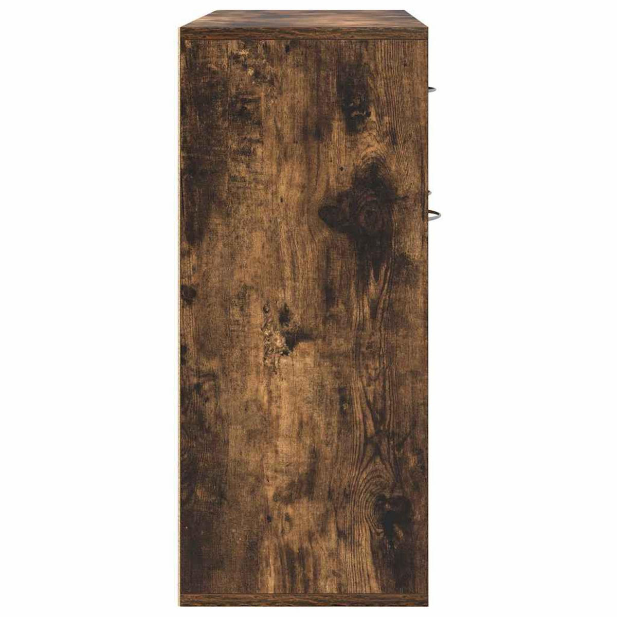 SIDEBOARD Räuchereiche 88/30/70 Cm Holzwerkstoff - Dunkelbraun/Grau, Holz/Holzwerkstoff (88/70/30cm) - vidaXL