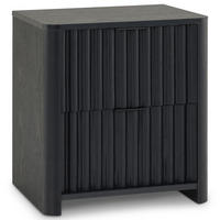 NACHTTISCH ELLA schwarz - Schwarz, Holzwerkstoff (45/50/39cm) - IDIMEX