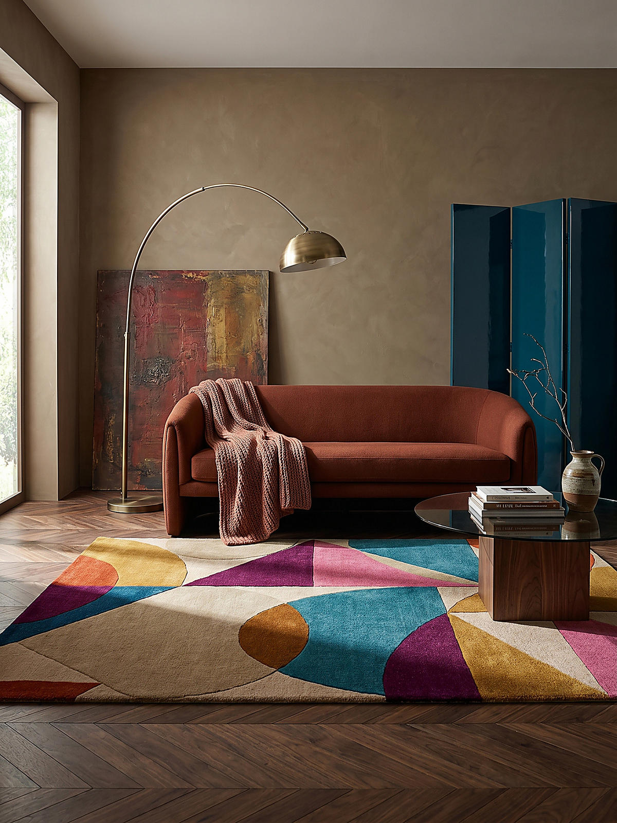 WOLLTEPPICH AIRE, abstrakt, Bunt, 160 x 230 cm - Multicolor, Textil (230/160cm) - KADIMA DESIGN