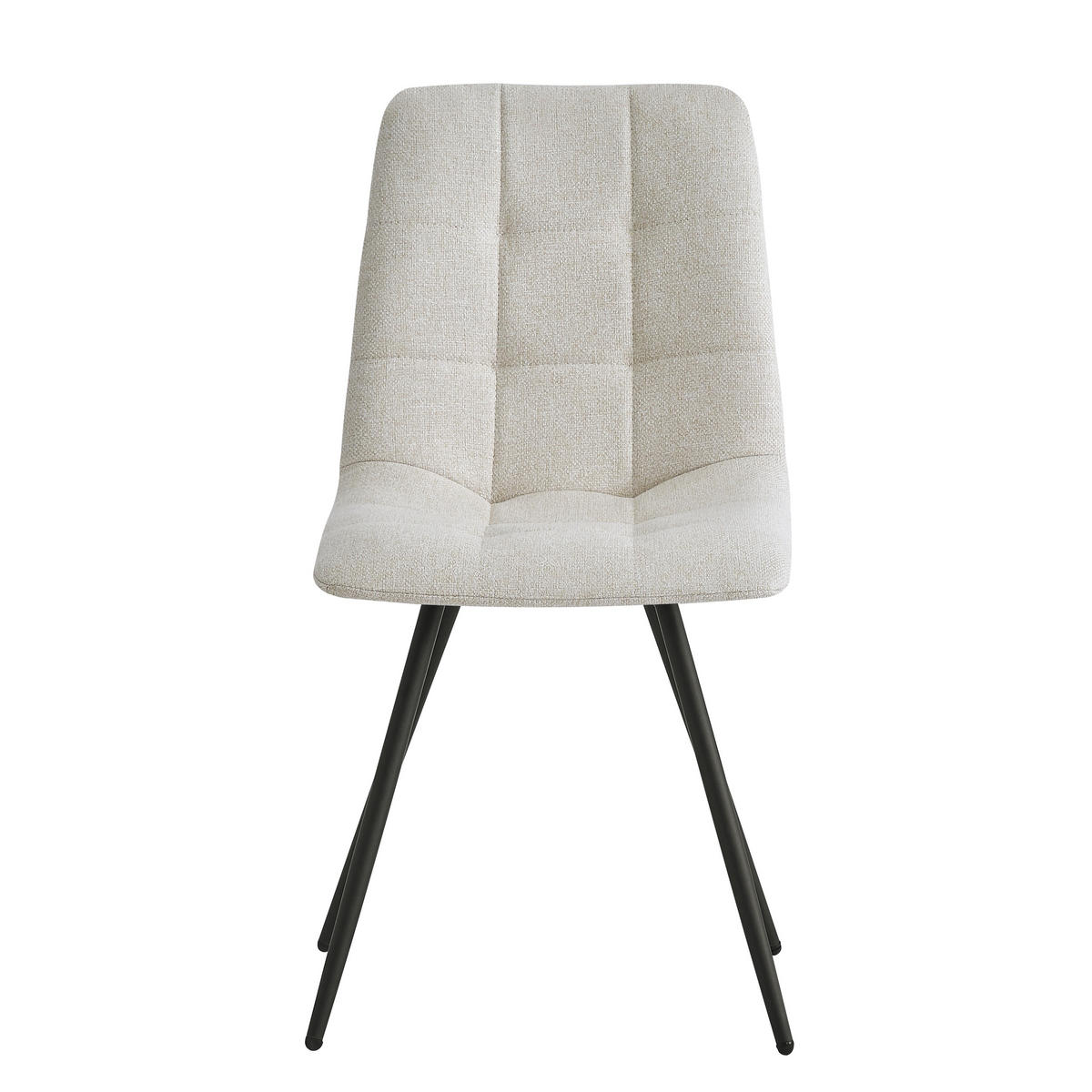 STUHL 2er-Set Stoff Beige - Beige, Textil (45/85/55cm) - Nordlys