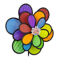 WINDRAD - Multicolor, Kunststoff/Textil (36.5/86.5/14cm) - Relaxdays