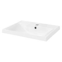 WASCHBECKEN - Weiß, Keramik (41.5/15.5/51cm) - ML-DESIGN