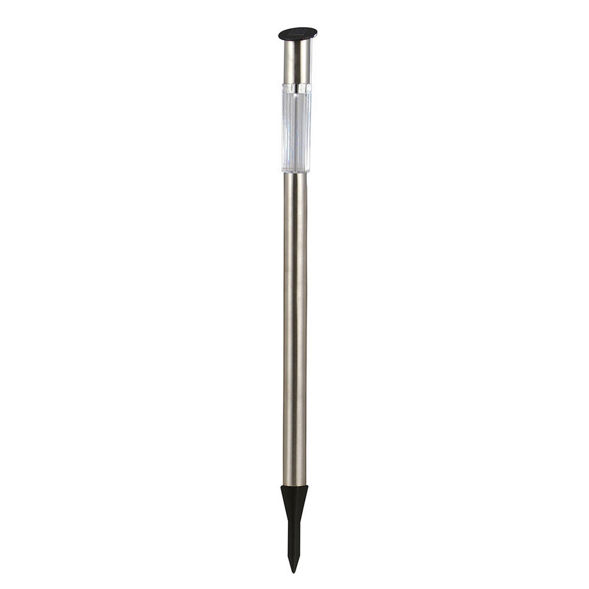 LED AUSSENLEUCHTE Edelstahl Silber 9er Set - Silberfarben, Metall (5/5/70cm)