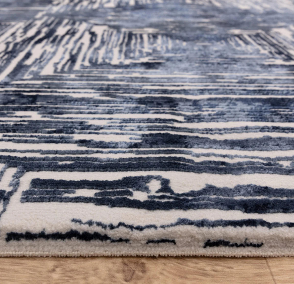 TEPPICH modern Wohn-/Schlafzimmer ZUKA SKETCH Blau 120 x 170 cm - Blau, Textil (120/170cm) - Novatrend