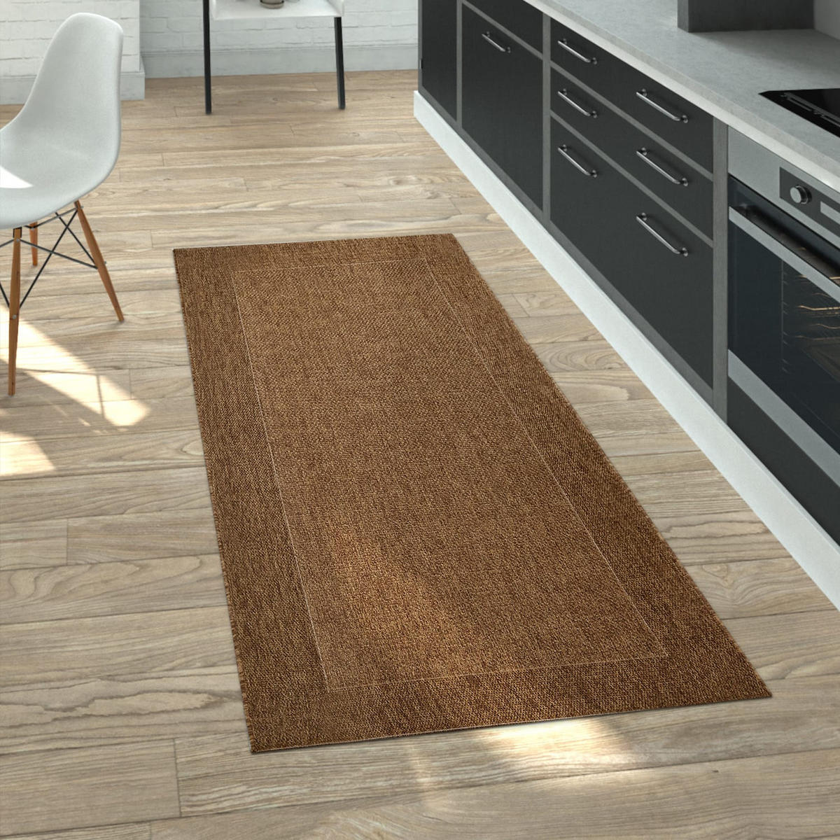 OUTDOORTEPPICH 160/230 cm Waregem 621 - Braun, Kunststoff (160/230cm) - Paco Home