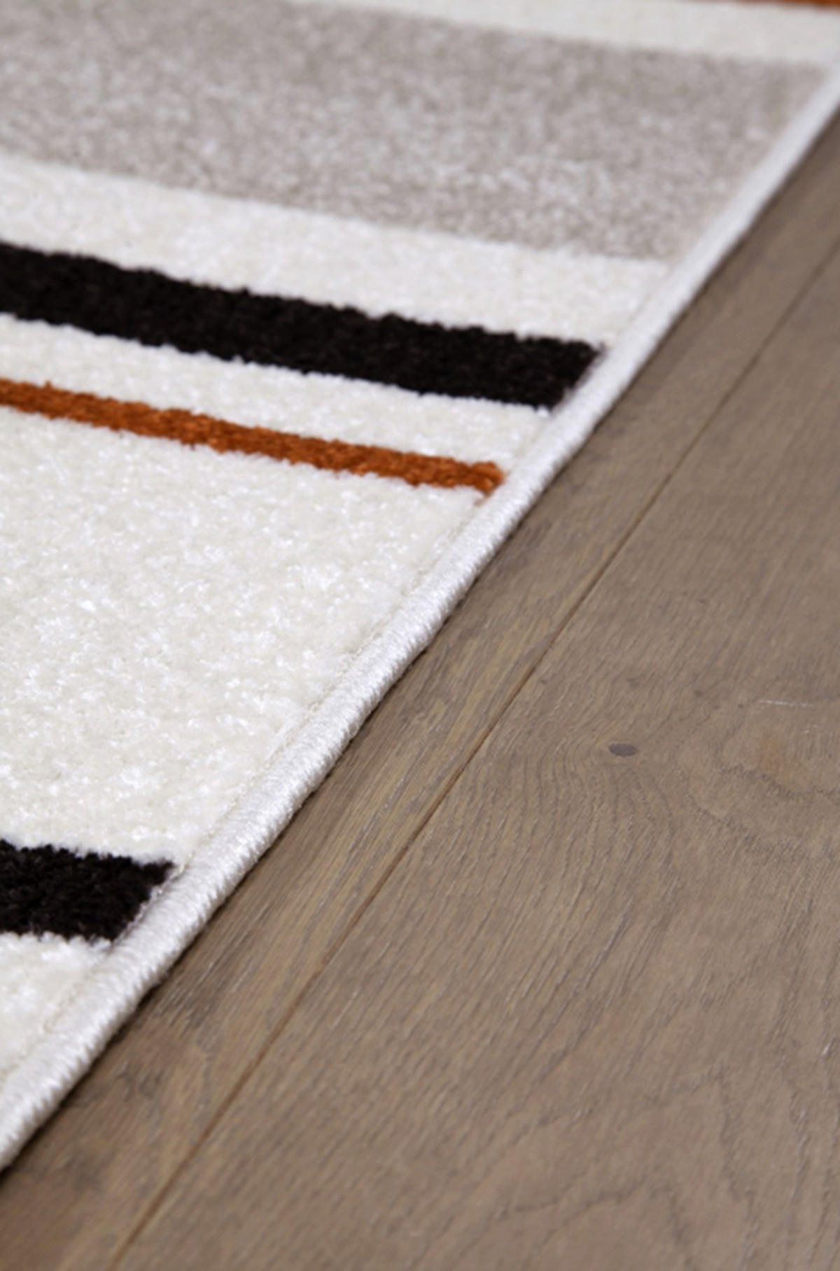 TEPPICH modern Wohn-/Schlafzimmer SACA Weiß 160 x 230 cm - Weiß, Textil (160/230cm) - Novatrend