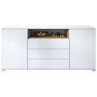 SIDEBOARD Skadu Eiche Evoke - Eiche San Remo, Holzwerkstoff (166.5/75.5/35cm) - Vladon