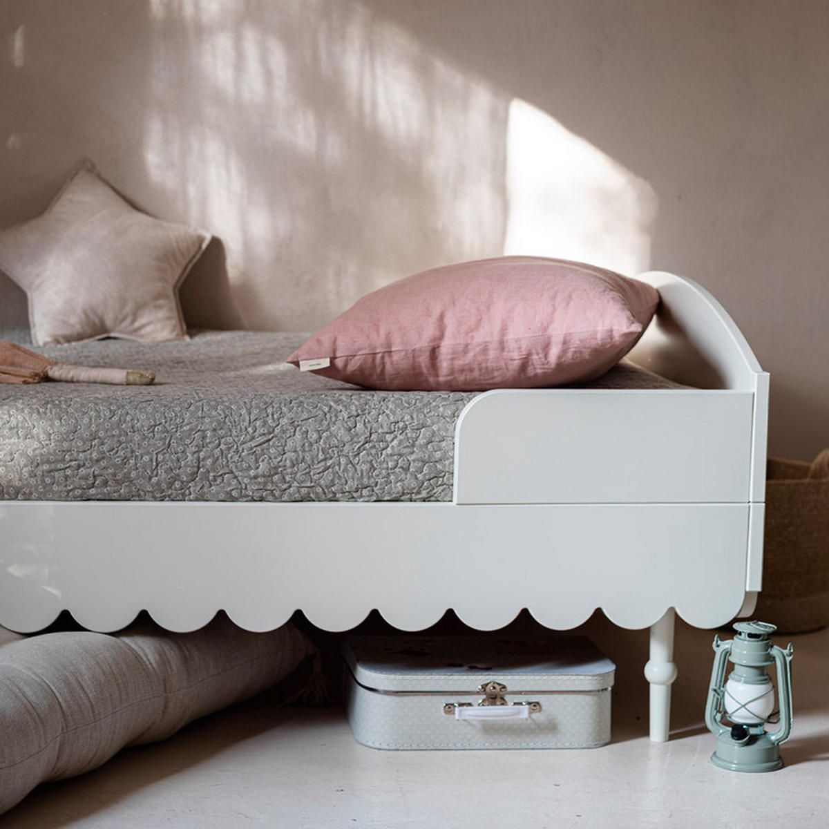 POSTEL 90/200 Babushka Bílá - bílá, kompozitní dřevo (90/200cm) - Petits-meubles