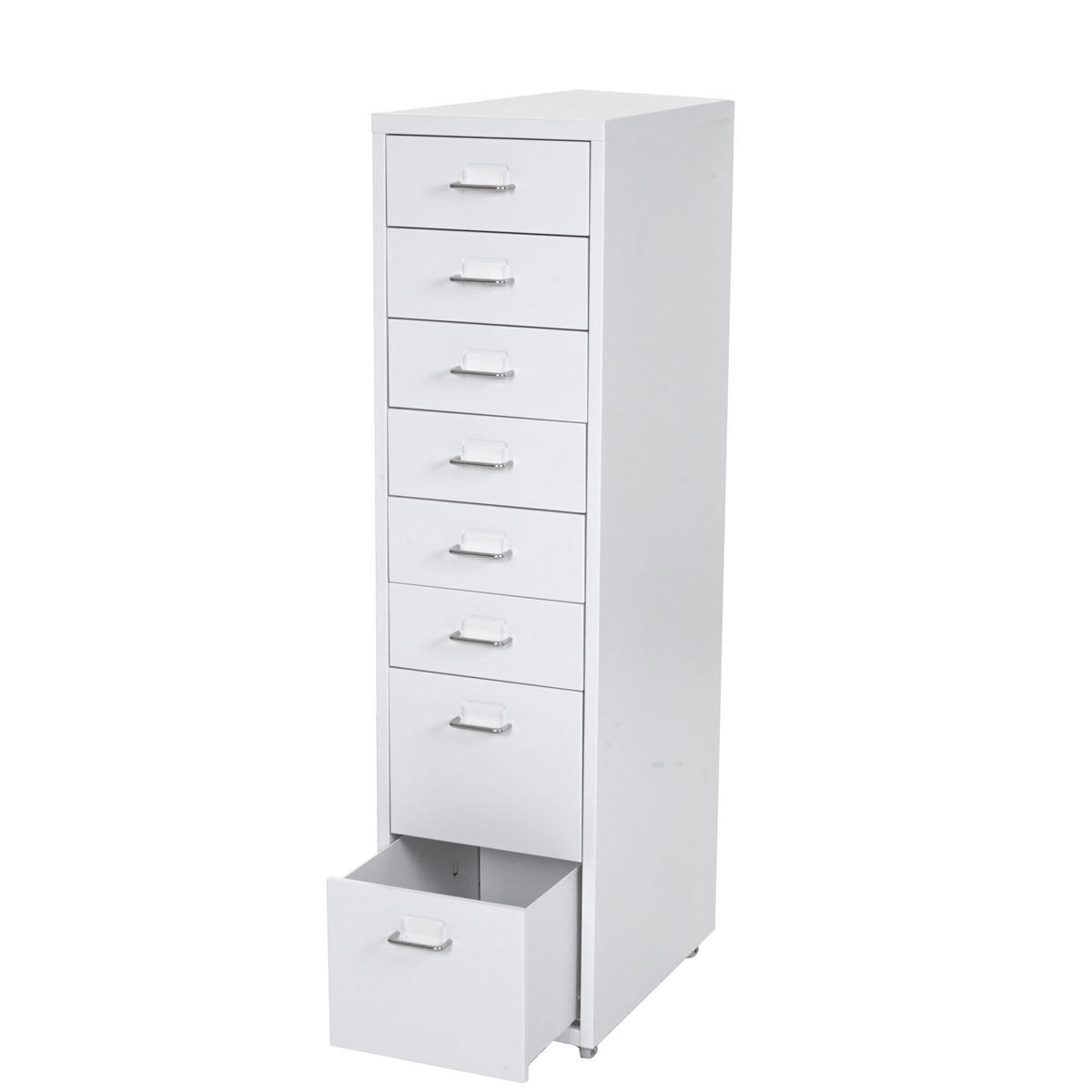 ROLLCONTAINER Weiß - Weiß, Metall (28/110/41cm) - MCW