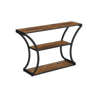 KONSOLENTISCH - Braun, Holzwerkstoff (120/30/80cm) - Hansiro
