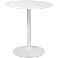 JEDÁLENSKÝ stôl 70/70/75 cm biely priestorovo úsporný z MDF s protišmykovou podstavou - biela, kompozitné drevo (70/70/75cm) - OKWISH