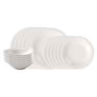 DINNER-SET Essential weiß 18er Set - Weiß, Keramik (26.5/40/33cm) - like.Villeroy & Boch