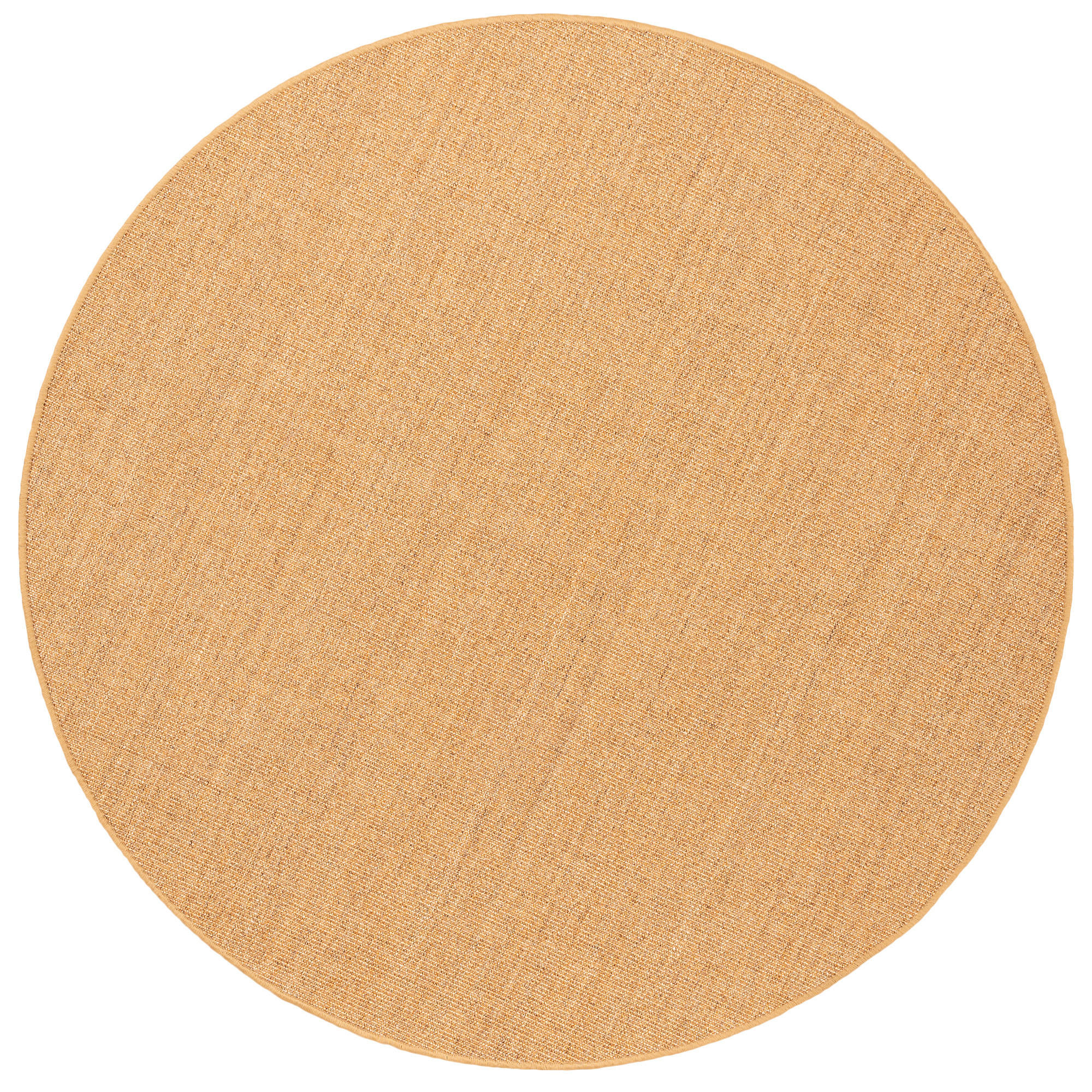 SISAL NATUR TEPPICH RUND - Nussbaumfarben, Textil (133/133cm) - Snapstyle