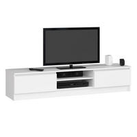 TV-LOWBOARD 160, 33x160x40 cm, Weiß - Weiß, Holz (40/33/160cm) - Milordbikes