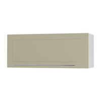 KLAPPHÄNGESCHRANK Kvantum W4B/90 Vanille Matt / Weiß Matt 90 / 32,5 / 36cm - Creme/Weiß, Holz/Holzwerkstoff (90/36/32.5cm) - Feldmann-Wohnen