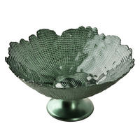 DEKOSCHALE GREENIE Rot - Grün, Glas (16/30/30cm) - Mondex