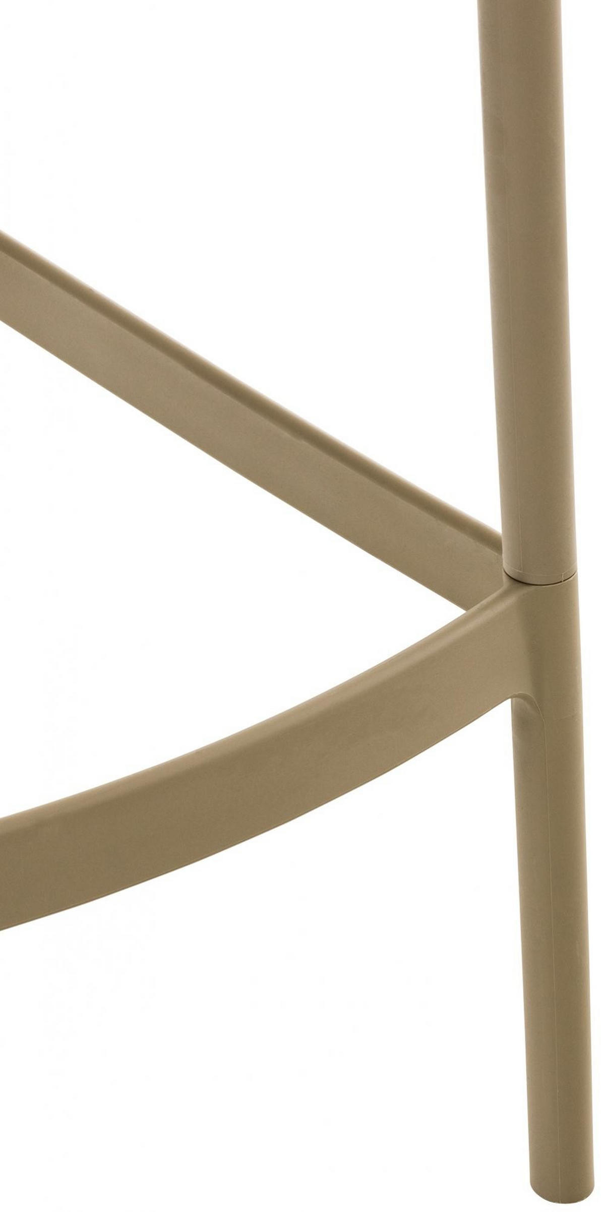 BARHOCKER Kunststoff schlamm - Hellbraun/Schlammfarben, Kunststoff (45/105/53cm) - CLP