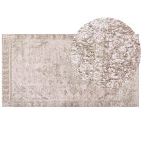 KURZFLOR-TEPPICH Matarim 150/80 cm - Pink, Textil (80/150cm) - Beliani