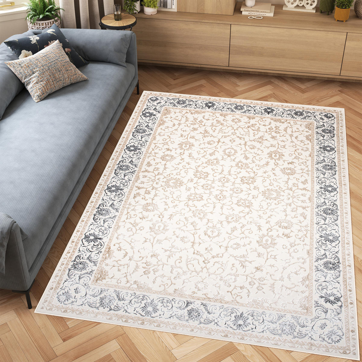 TEPPICH HERA Creme 140/200 cm - Creme, Textil (140/200cm) - Tapiso