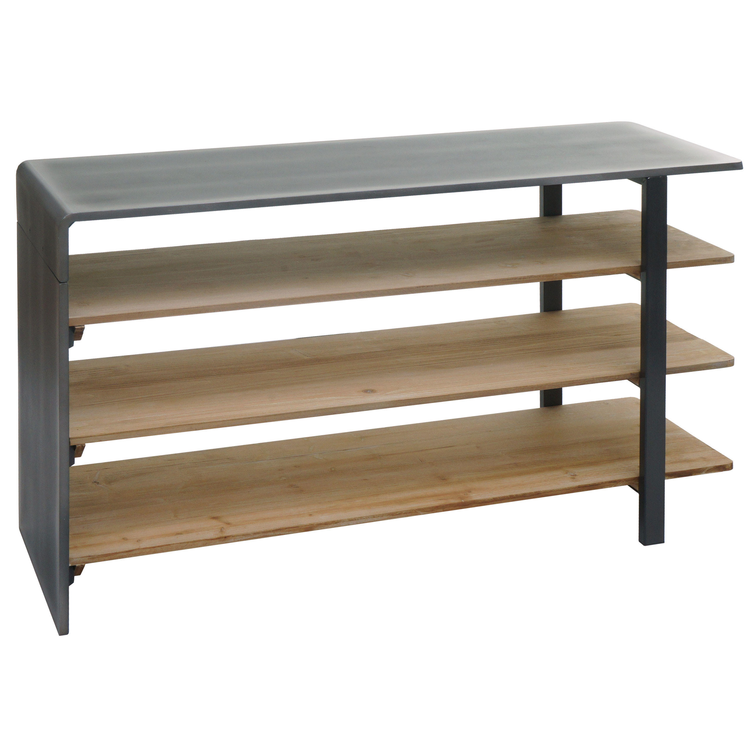 REGAL Braun, Grau - Braun/Grau, Holz (119/72/40cm) - MCW