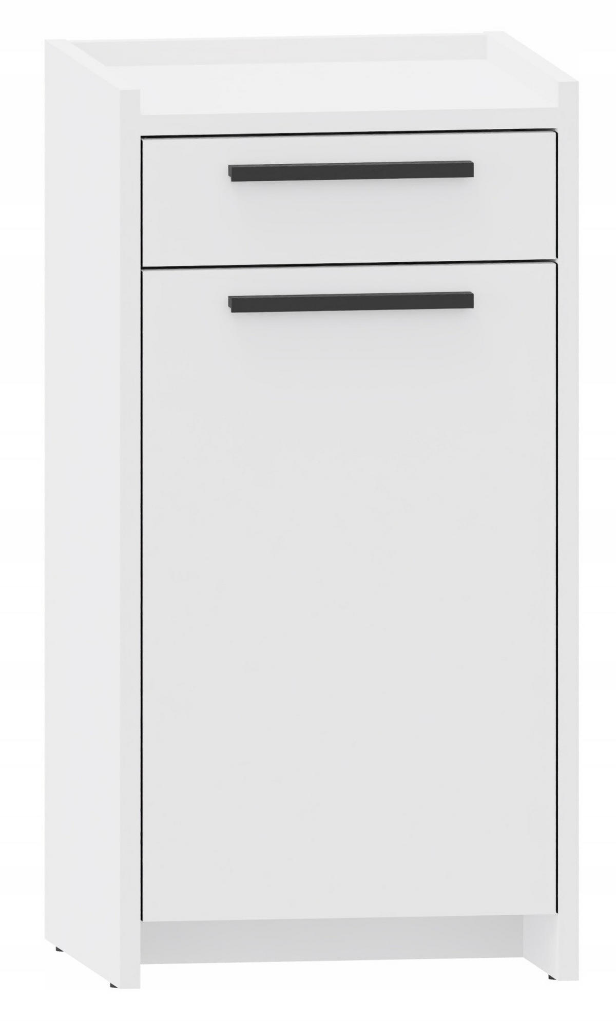 KOMMODE ALTIVO 1D1SN Weiß 36/35,6/70,4 cm - Weiß, Holzwerkstoff (36/70.4/35.6cm) - Matkam Möbel