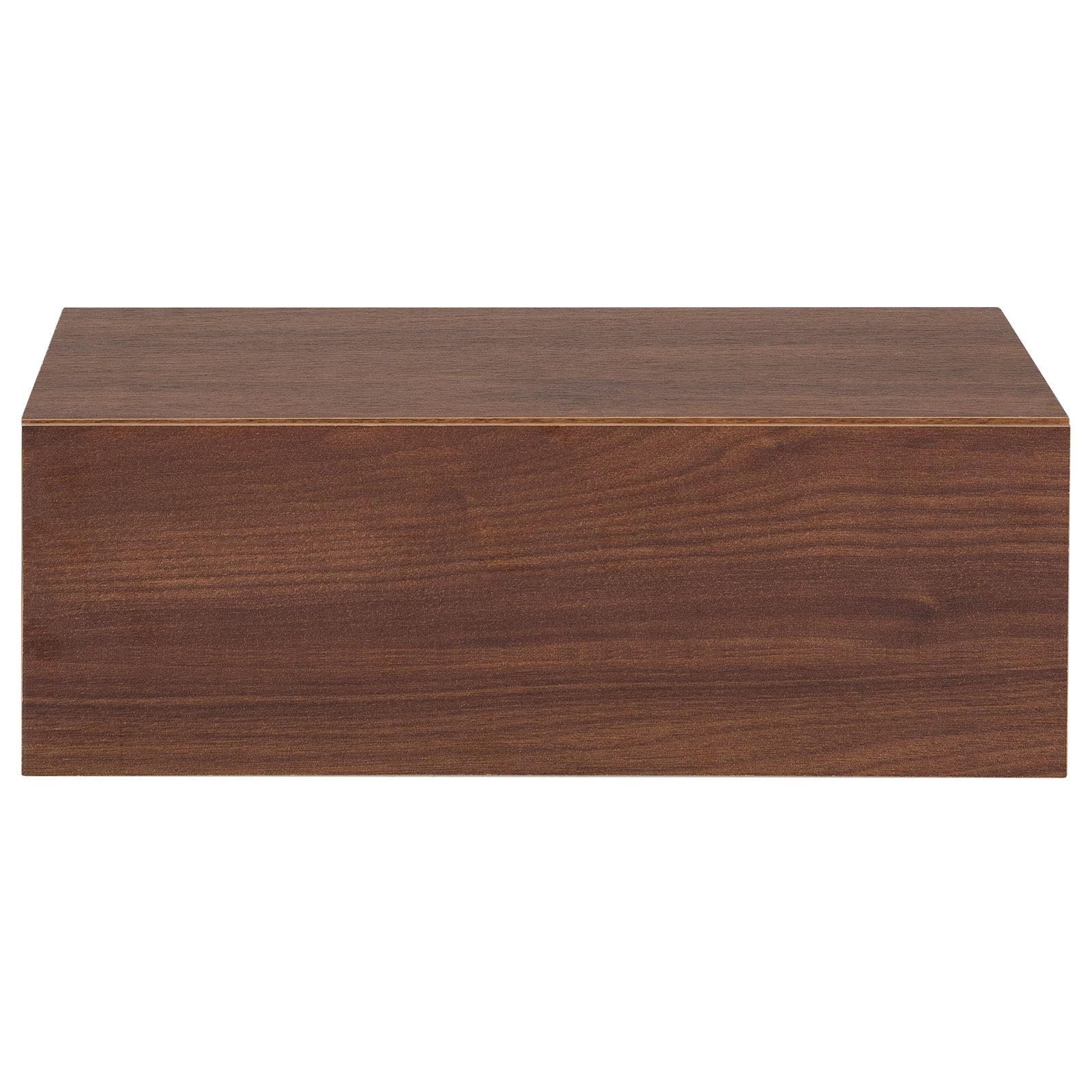 NACHTTISCH ANNE hängend - Nussbaumfarben, Holzwerkstoff (42/14/30cm) - CARO-Möbel