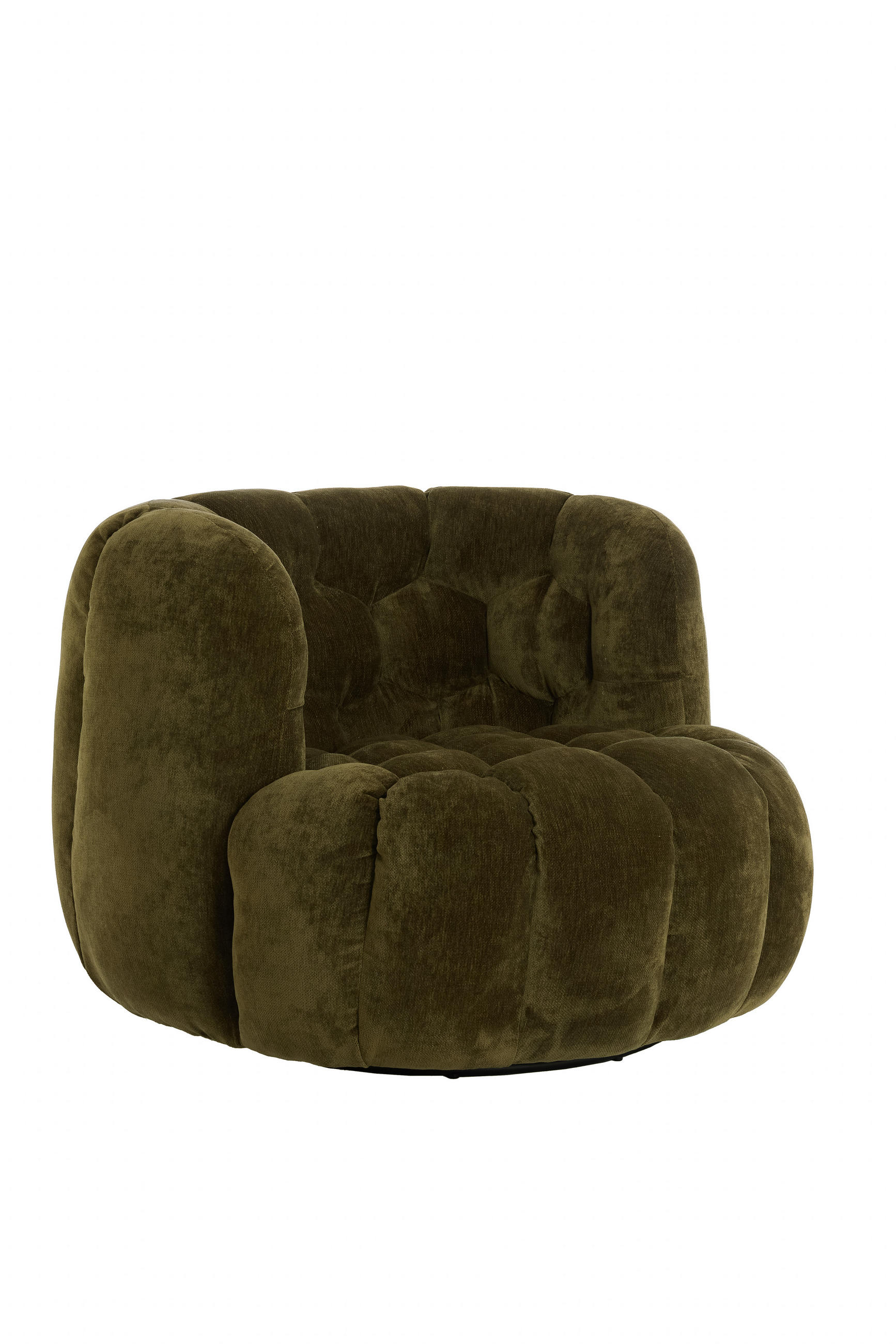 SESSEL Amara Grün 100/98/72 cm - Grün, Holz (98/72/100cm) - Light & Living