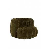 SESSEL Amara Grün 100/98/72 cm - Grün, Holz (98/72/100cm) - Light & Living