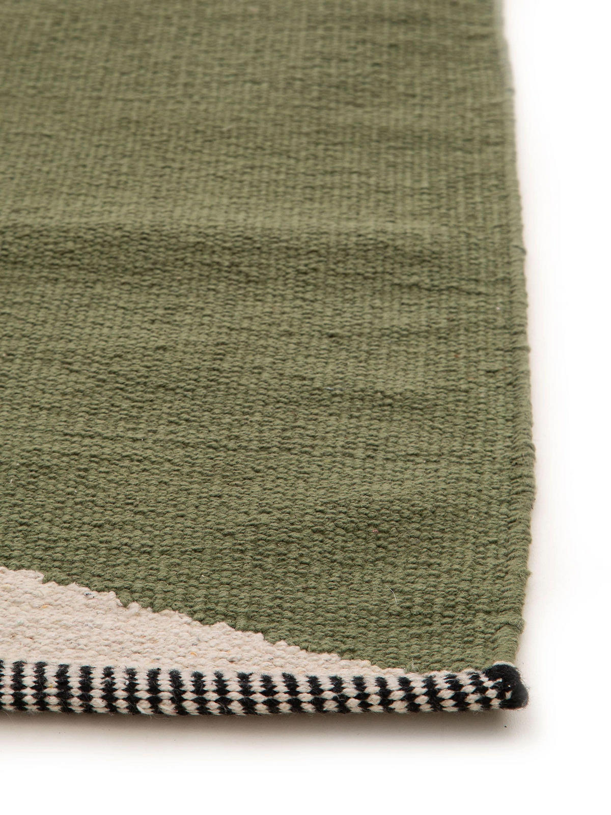 BAUMWOLLTEPPICH Lenny Grün 160x230 cm - Grün, Textil (160/230cm) - benuta Pop