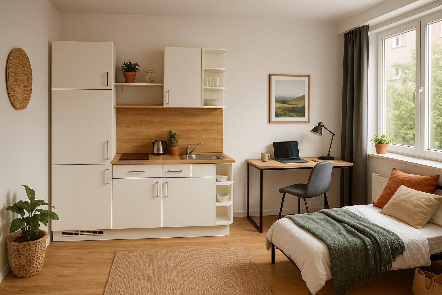 KÜCHENLEERZEILE „Chemnitz“ 190 cm – ohne E-Geräte – Premiumweiß – mit Zubehör - Edelstahlfarben/Weiß, Holzwerkstoff/Metall (190/210/60cm) - GEBA