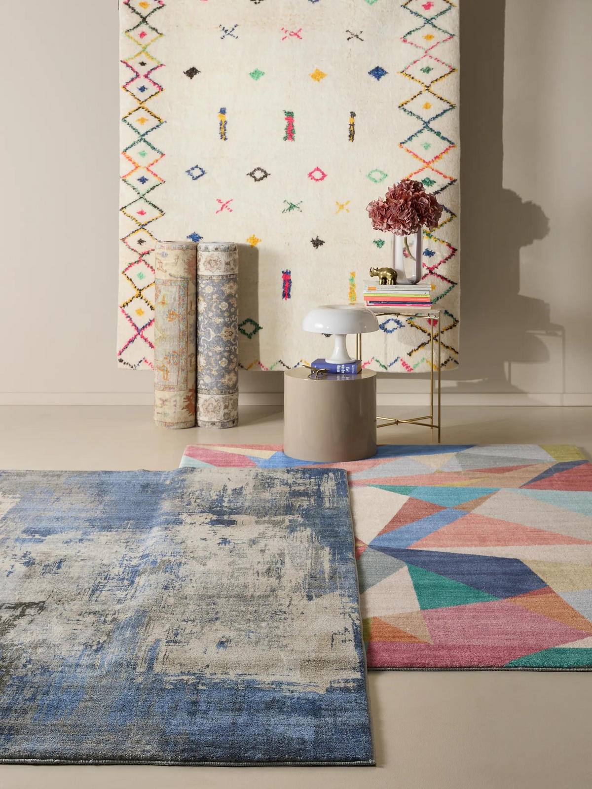 PRALNA preproga Mara modra 120x170 cm - modra, umetna masa/tekstil (120/170cm) - benuta Pop