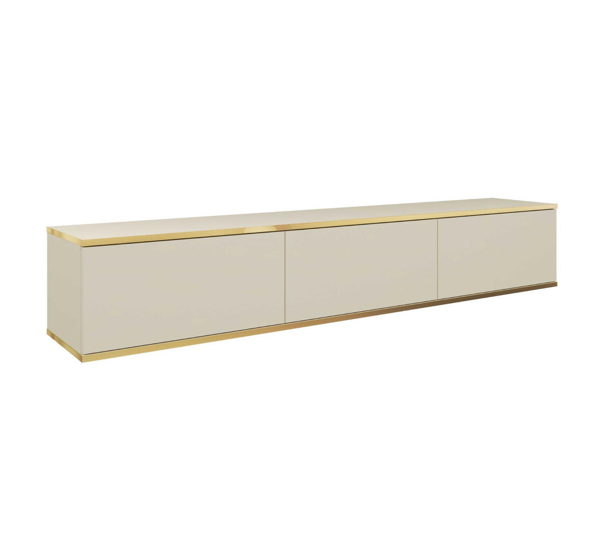 TV-SCHRANK Oris Beige matt Glamour 175 cm - Beige, Holzwerkstoff (175/30/32cm) - Meble Lindner