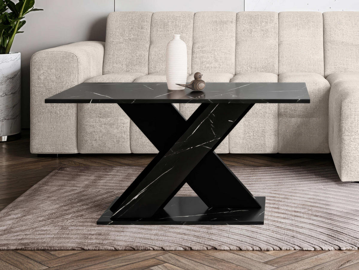 COUCHTISCH Toxx - Schwarz, Holzwerkstoff (60/110/55cm) - MIRJAN24