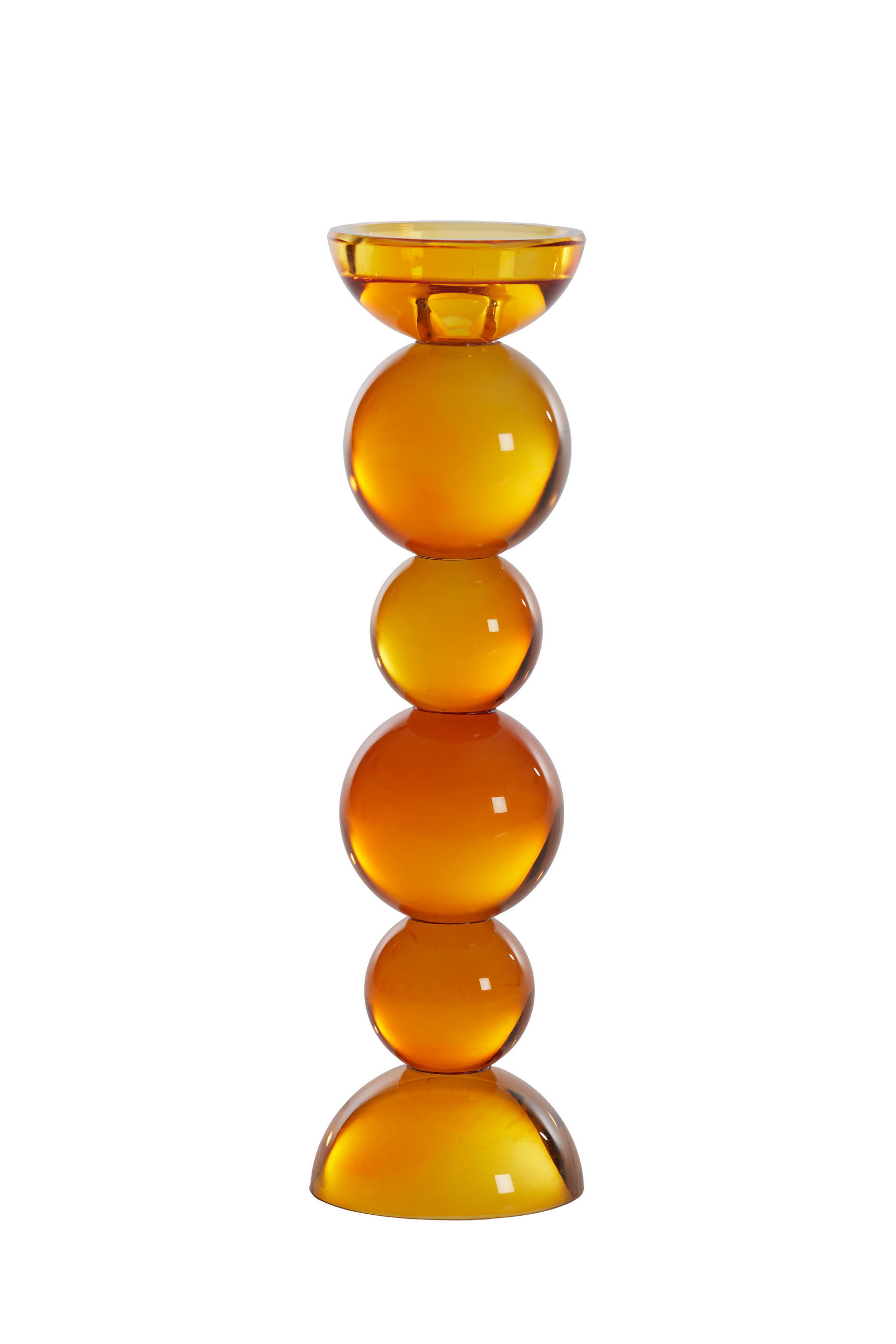Light & Living Kerzenhalter Dunkelorange 9.5x34x9.5 cm