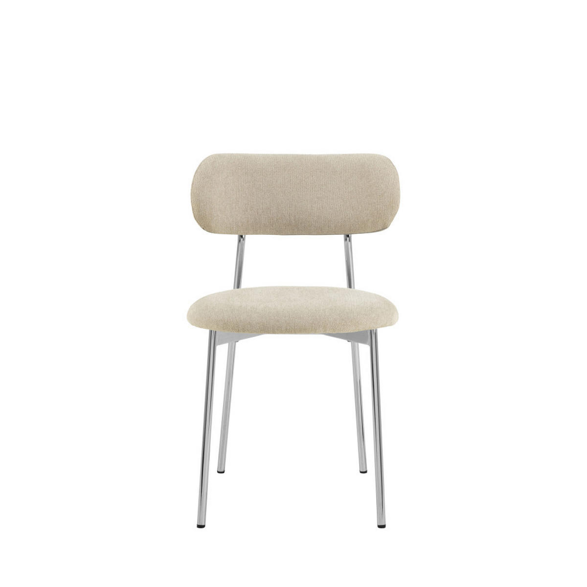 DESIGN-STUHL - Beige - 2er-Set - Beige, Textil (52/78/48cm) - Drawer