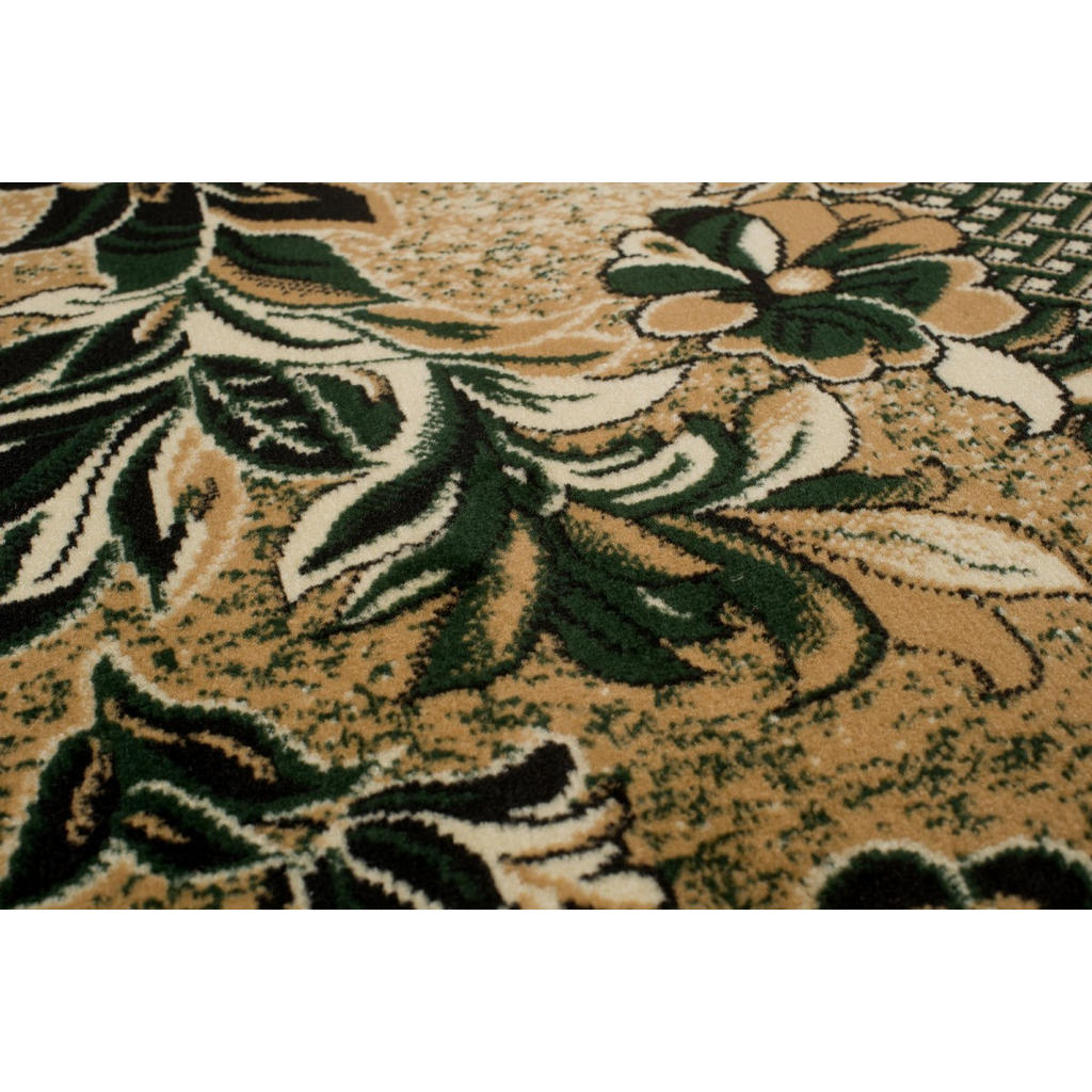 Thumbnail - Tapiso Teppich, Beige, Grün, Textil, Rechteckig, 150x300 cm, Teppiche & Böden, Teppiche