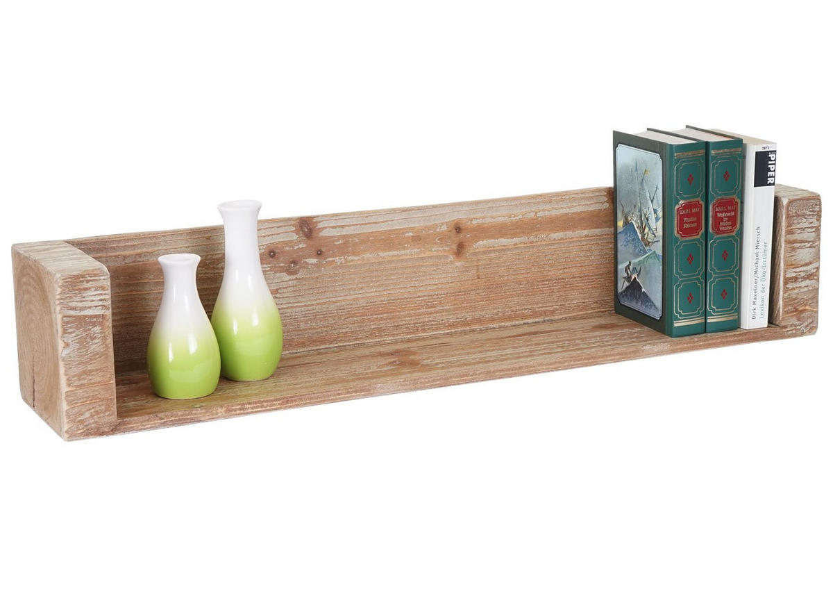 WANDREGAL Braun - Braun, Holz (84/19/18cm) - MCW