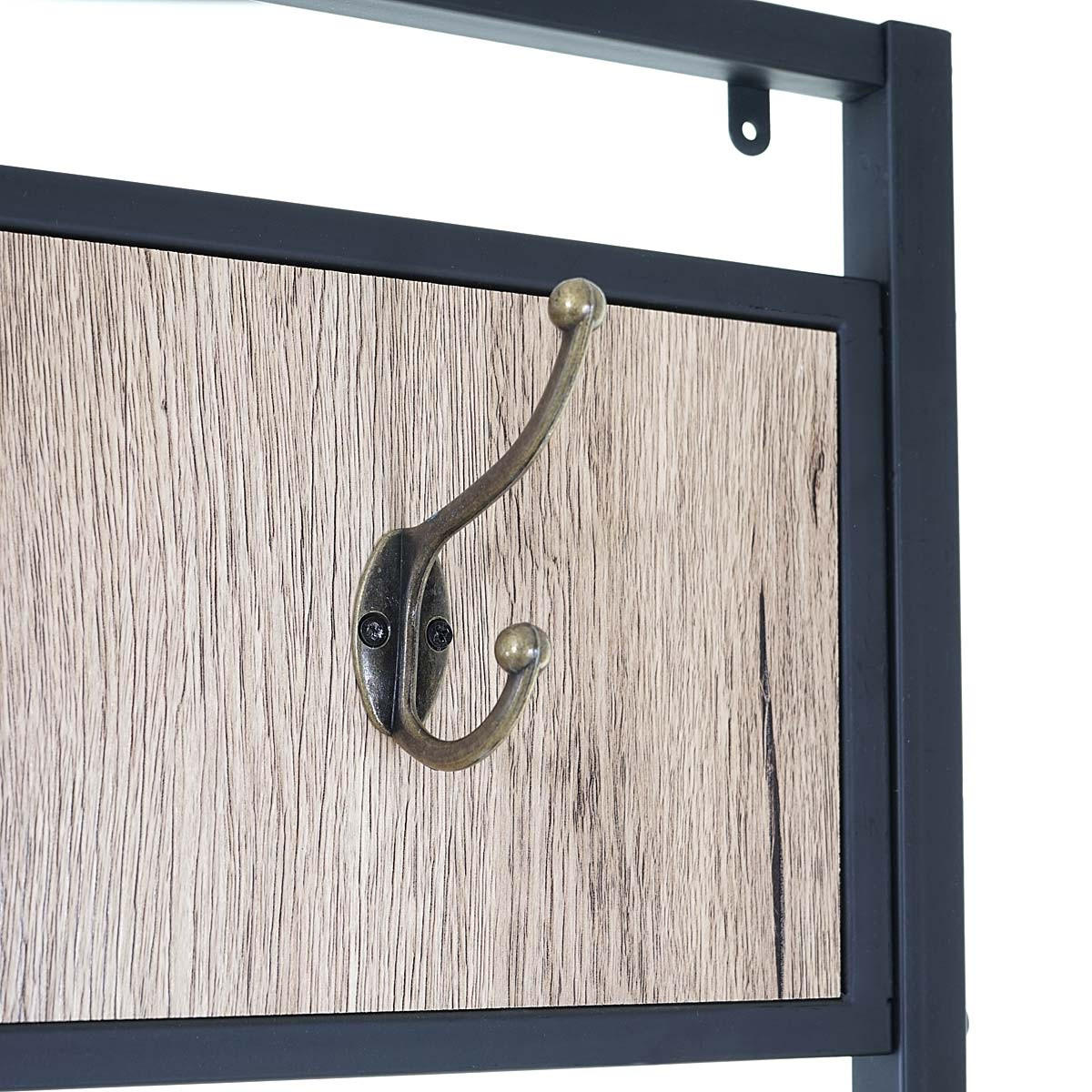 STANDGARDEROBE Braun - Braun, Holzwerkstoff (102/184/41cm) - MCW